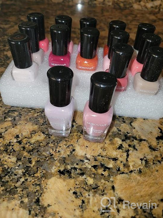 img 1 attached to 15-Piece Set Of Non-Toxic Morovan Quick-Dry Nail Polish In Trendy Pink Shades For DIY Nail Art Manicure At Home Or Salon review by Duane Barker