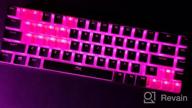img 1 attached to VULTURE Rubber Keycaps Cherry MX Double Shot Backlit 18 Keycap Set Compatible For Gaming Mechanical Keyboard OEM Profile Doubleshot Rubberized Diamond Textured Tactile Grip With Key Puller (Pink) review by Steven Ferguson
