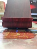 img 1 attached to Skyway Energy Fast wireless charger, dark wood review by Adam Adam ᠌