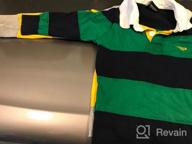 img 1 attached to Sportoli Boys Long Sleeve Polo Rugby Shirt with Wide Striped Cotton Design review by Jhon Clark