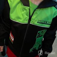 img 1 attached to 👕 Minecraft Creeper Sweatshirt Zip-Up T-Shirt – Boys' Fashion Hoodies & Sweatshirts review by Duane Rogers