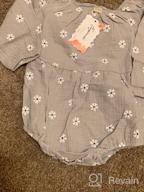 img 1 attached to Adorable Newborn Baby Girl Floral Print Romper With Ruffles And Long Sleeves review by Mike Shah