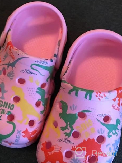 img 1 attached to Aixingyun Kids Clogs: Slip-On Garden Shoes for 👦 Boys and Girls, Perfect for Indoor and Outdoor Fun! review by Seth Shea