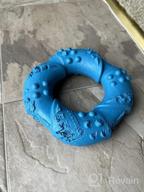 img 1 attached to Durable Dog Chew Toys For Aggressive Chewers - EASTBLUE'S Ultra-Tough Natural Rubber Puppy Toy For Large And Medium Breeds review by Aaron Wood