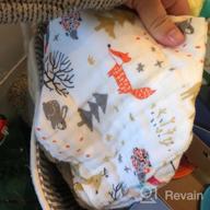 img 1 attached to Organic Cotton Baby Bibs - HECCEI Bandana Drool Bibs For Teething And Drooling review by Troy Kocur