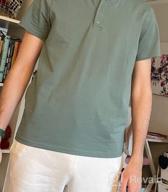 img 1 attached to Casual Yet Fashionable: QUALFORT Men'S Cotton Henley Shirts With Button Down Detailing And Short/Long Sleeves review by Jeremy Carpenter