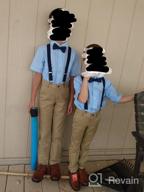 img 1 attached to Hanerdun Kids Suspenders Bowtie Sets: Stylish Adjustables for Boys and Girls review by Tyler Fountas
