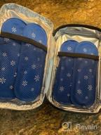 img 1 attached to Keep Your Diabetes Care Safe & Organized With Yarwo Insulin Cooler Travel Case With 4 Ice Packs & Double Layer Organizer In Purple review by Eric Krull