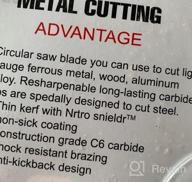 img 1 attached to Metal Cutting Saw Blade With Thin Kerf And Anti-Rust Coating For DeWalt, Makita, SKIL, Bosch Skil - Heavy Duty Finish Blade (4" 1 Pc) By Kinswood Circular Saw review by Sanny Hoffman