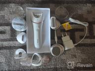 img 1 attached to Philips Beauty Epilator Series 8000 - 5-in-1 Shaver, Trimmer, Pedicure, and Body Exfoliator with 9 Accessories - BRE740/14 review by Aayushi Srivastva ᠌