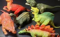 img 1 attached to 78Pcs Glow In The Dark Dinosaur Toys Set For Kids Toddler Goody Bag Stuffers, Mini Plastic Realistic Dinosaur Figures Party Favors Supplies review by Matthew Wheeler