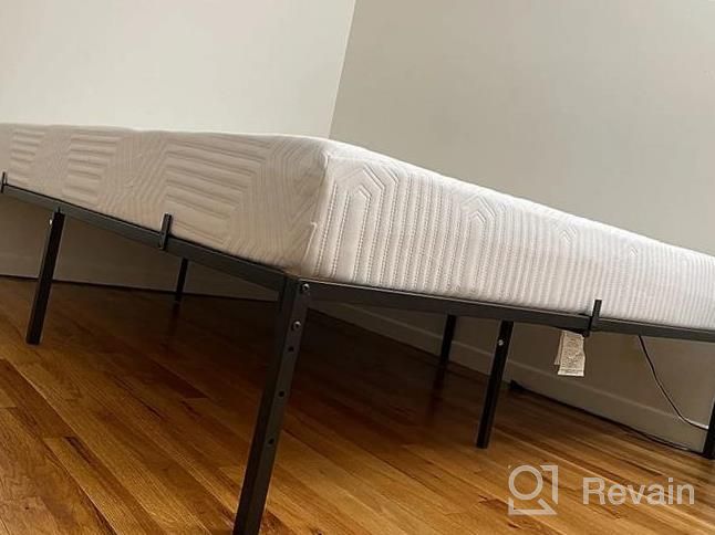 img 1 attached to IDEALHOUSE Full Metal Platform Bed Frame With Sturdy Steel Bed Slats,Mattress Foundation No Box Spring Needed Large Storage Space Easy To Assemble Non-Shaking And Non-Noise Black, C80 review by Michelle Bonner