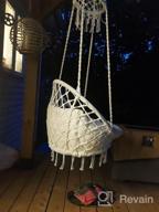 img 1 attached to Retro Brazilian Hammock Chair - Vivere For Relaxation And Comfort review by Christopher Rodriguez
