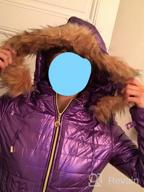 img 1 attached to LAICIGO Women'S Waterproof Ski Jumpsuit With Hooded Fur Collar, Removable Gloves And Hoodie For Outdoor Sports And Winter Activities review by Sandra Ford