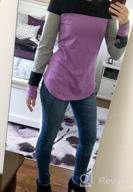 img 1 attached to Casual Color Block Women'S Tops With Long Sleeves - Sizes S To XXL By Tobrief review by Kyle Brown