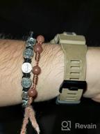 img 1 attached to 📿 Adjustable Black Cord Wrist Bracelet with CB Silver Tone Saint Benedict Medal, 8 Inch review by Eric Krull