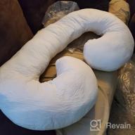 img 1 attached to C Shaped Pregnancy Body Pillow With Jersey Cover For Moms-To-Be review by Robert Goodlow