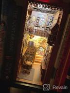 картинка 1 прикреплена к отзыву Create Your Dream Book Nook With CUTEBEE'S DIY Dollhouse Bookshelf Insert Kit – Includes LED Light And Elegant Song Bookends от Michelle Wilson
