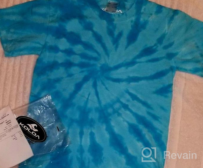 img 1 attached to Koloa Colorful Tie Dye T Shirt S Rainbow Boys' Clothing and Tops, Tees & Shirts review by Bobby Diaz