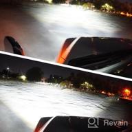картинка 1 прикреплена к отзыву Enhance Your Driving Experience: Waterproof LED Fog Lights For Ford F150 And F250 Super Duty - 36W, 4 Inch - Easy Assembly, Black (2015-2020) от Major Genesis