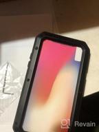 img 1 attached to Red IPhone Xs/X Tough Armour Case - Marrkey 360 Full Body Protective Cover With Heavy Duty Shockproof Aluminum Alloy Metal And Built-In Silicone Screen Protector review by Todd Amarsingh