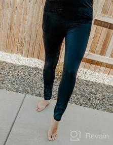 img 6 attached to High-Waisted Yoga Pants For Women With Pocket & 4-Way Stretch - Perfect Workout Leggings From SouqFone