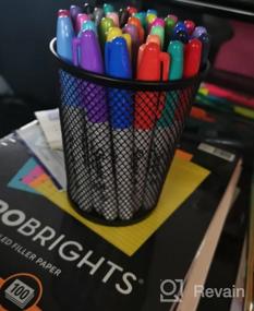 img 7 attached to Stay Organized With MaxGear'S Premium Mesh Metal Pen Holder Set - Perfect Desk Accessories For Home, School, And Office!