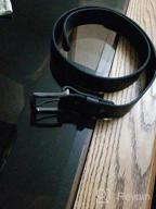 img 1 attached to McTROY: Superior Quality Handcrafted Heavy Leather Belts for Men's Casual Accessories review by Matt Lewis