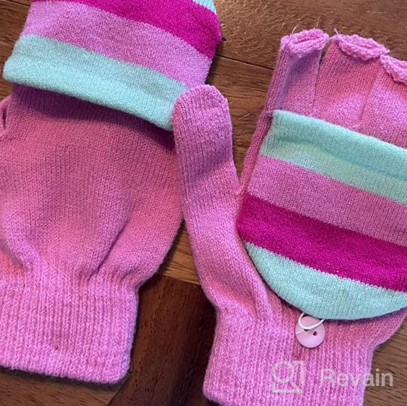 img 1 attached to 🧤 Stay Stylish and Warm with our Winter Lightning Designed Beanie Gloves for Boys! review by Chris Lujan