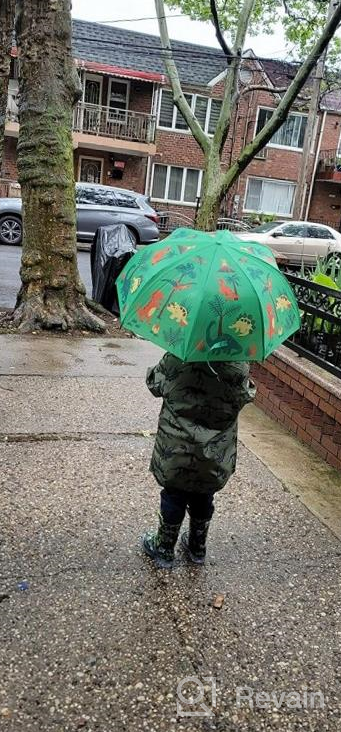 img 1 attached to Toddler Waterproof Dinosaur Lightweight Adorable Boys' Shoes for Boots review by Matt Bokil