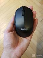 img 2 attached to 🖱️ Logitech M330 Silent Plus Wireless Mouse - Black | USB Nano Receiver | 1000 DPI Optical Tracking | 3 Buttons | 24-Month Battery Life | Compatible with PC/Mac/Laptop/Chromebook | 2.4 GHz review by Hwang Sunshin ᠌