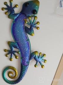 img 5 attached to Add A Touch Of Nature To Your Home With LIFFY Metal Lizard Wall Decor - Perfect For Indoor And Outdoor Living Spaces!