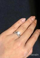 картинка 1 прикреплена к отзыву 925 Стерлинговое серебро Кубический цирконий Банное кольцо на свадьбу на стопу от Boruo размера 4-12 от Jack Enhanced