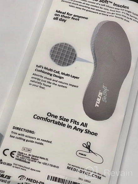 img 1 attached to Tuli'S So Soft Insoles, Shoe Inserts With Shock Absorption, Gel Shoe Cushion Insole For Men And Women, One Size Fits All review by Tim Springer
