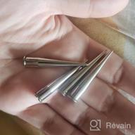 img 1 attached to 40Mm Gunmetal Spikes For Clothing, Leather Crafts And Shoes DIY - 20Pcs Long Metal Cone Rivet review by Chris Laznovsky
