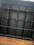 img 1 attached to 16-Cube Closet Organizer With Metal Hammer | Shelves For Clothing Storage & Kids' Bookshelf review by Terry Paige