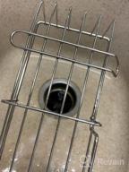 img 1 attached to Rustproof Stainless Steel Shower Caddy Shelf With Hooks And Adhesive Mounting, Bathroom Storage Organizer Wall Mounted For No Drilling, Set Of 2 Black Shelves By AmazerBath review by Daniel Woods