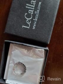 img 5 attached to Серьги-кольца LeCalla из стерлингового серебра с балийским бисером и античным дизайном для женщин и девочек-подростков, идеально подходят для SEO
