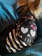 img 1 attached to Stylish Pink Medium-Sized Shirt For Puppy Dogs With Black Skull Face Design - Petitebella review by John Baker