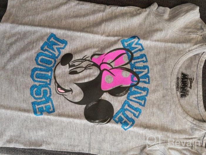 img 1 attached to Adorable Disney Girls' Minnie Mouse Short Sleeve T-Shirt for Adoring Fans review by Abidzar Olivas