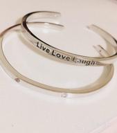 img 1 attached to VOLUKA Family Tree of Life Bangle Bracelet: Inspire and Empower Women and Girls review by Micky Lovett