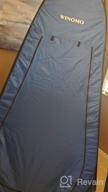 img 1 attached to Portable Privacy Shelter And Changing Room For Camping, Hiking, Beach, And Toiletry Needs - WINOMO Pop-Up Shower Tent With Carry Bag review by Solomon Inks