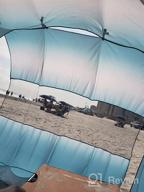 картинка 1 прикреплена к отзыву 6.2'×6.2' AMMSUN Beach Cabana Canopy Tent With Sand Pockets, Easy Set Up And Take Down, Instant Sun Shelter With Privacy Sunwall - Sky Blue от Julio Fernandez