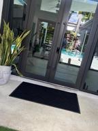 img 1 attached to Color G Waterproof Outdoor Door Mat - Perfect Front Door Mat For High Traffic Areas. review by Jean Ohm