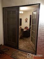 img 1 attached to IKSTAR Magnetic Screen Door - Keep Bugs Out And Let Cool Breeze In - Self-Sealing Magnets - Retractable Mesh Closure - Perfect For Pets, Sliding Doors - Single Panel 38" X 98 review by Damon Murray
