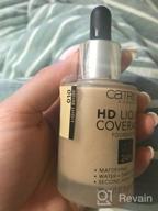 img 1 attached to Catrice HD Liquid Coverage Foundation: High & Natural Coverage, Vegan & Cruelty-Free (010 Light Beige) review by Anastazja Skarbie (J ᠌