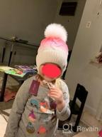 img 1 attached to Warm & Adorable: ENJOYFUR Toddler Winter Hats With Ear Flaps & Fur Pom Pom For Girls And Boys review by Melissa Cook