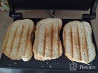 img 3 attached to Sandwich maker Kitfort KT-1609 Panini Maker, red review by Agata Zakrzewska ᠌