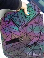 img 1 attached to Women'S Color Changing Geometric Purse Backpack, HotOne Luminous Fashion Handbag Crossbody Bag With Wallet review by Julie Nelson
