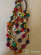 img 1 attached to Halawly Multicolored Wood Beaded Layered Necklace review by Matthew Hoang